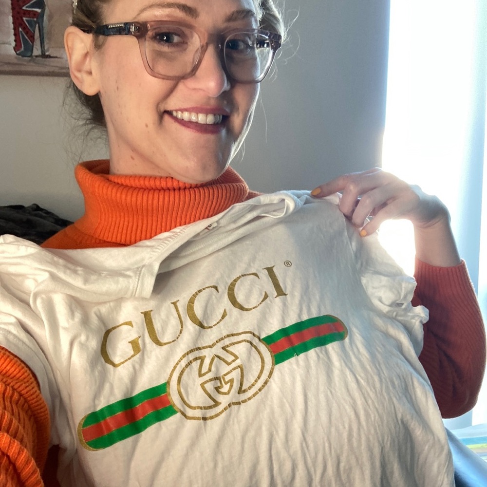 Gucci white tshirt